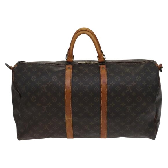 LOUIS VUITTON Monogram Keepall Bandouliere 55 Boston Bag - Picture 3 of 16